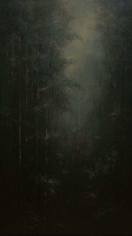 Acrylic paint of Forest forest woodland texture.