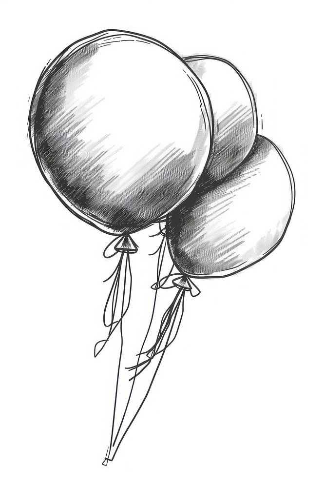 Balloons balloon drawing sketch.