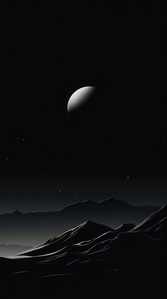 Minimal wallpaper astronomy nature space.