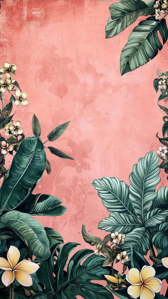 Realistic vintage drawing of wildlife flower backgrounds outdoors.