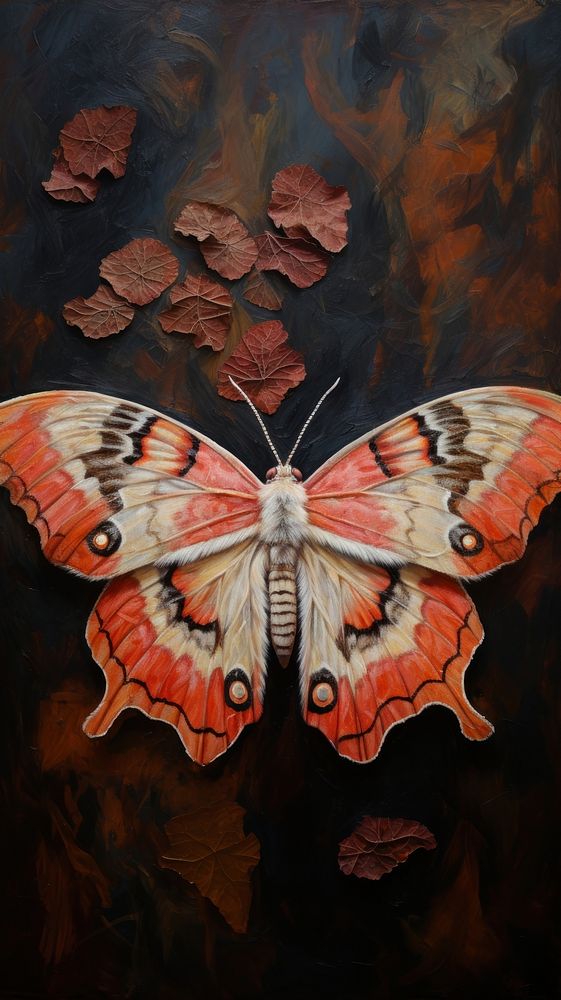 Moth butterfly painting animal.