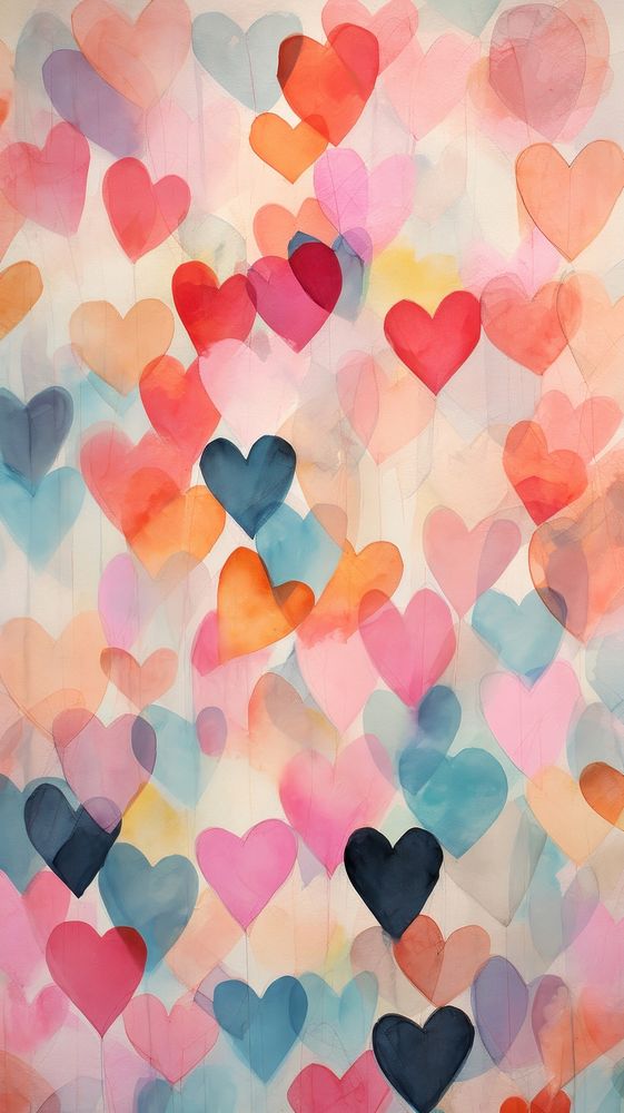 Abstract heart backgrounds creativity.