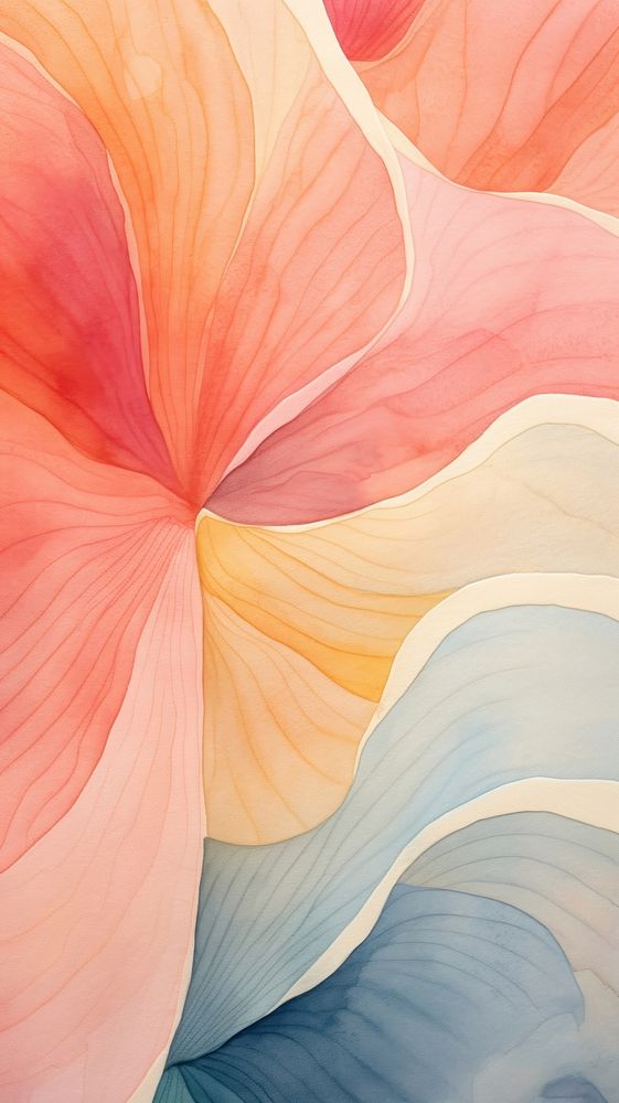 Bloom abstract painting pattern.