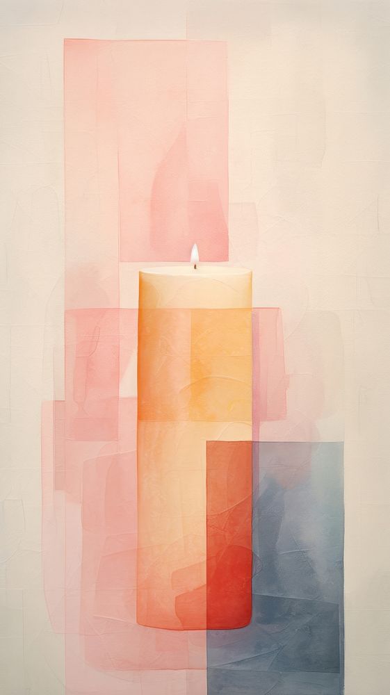 Candle abstract art creativity.
