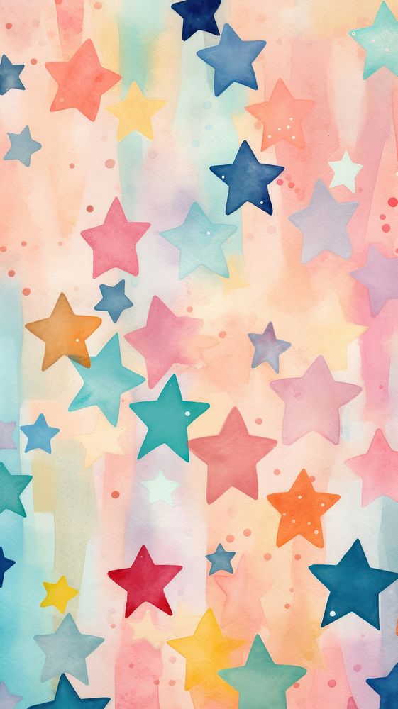Cute stars abstract shape backgrounds.