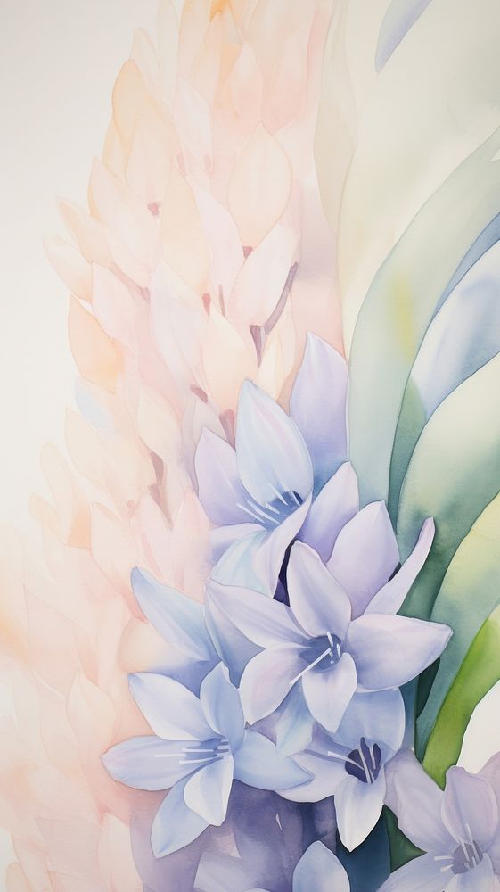 Hyacinth abstract pattern flower.