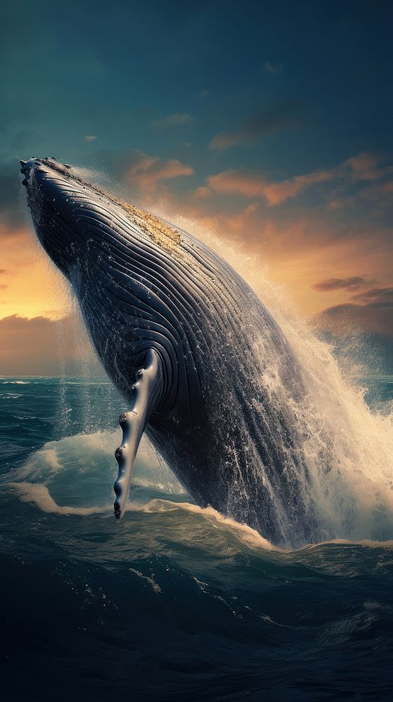 Whale animal mammal nature.