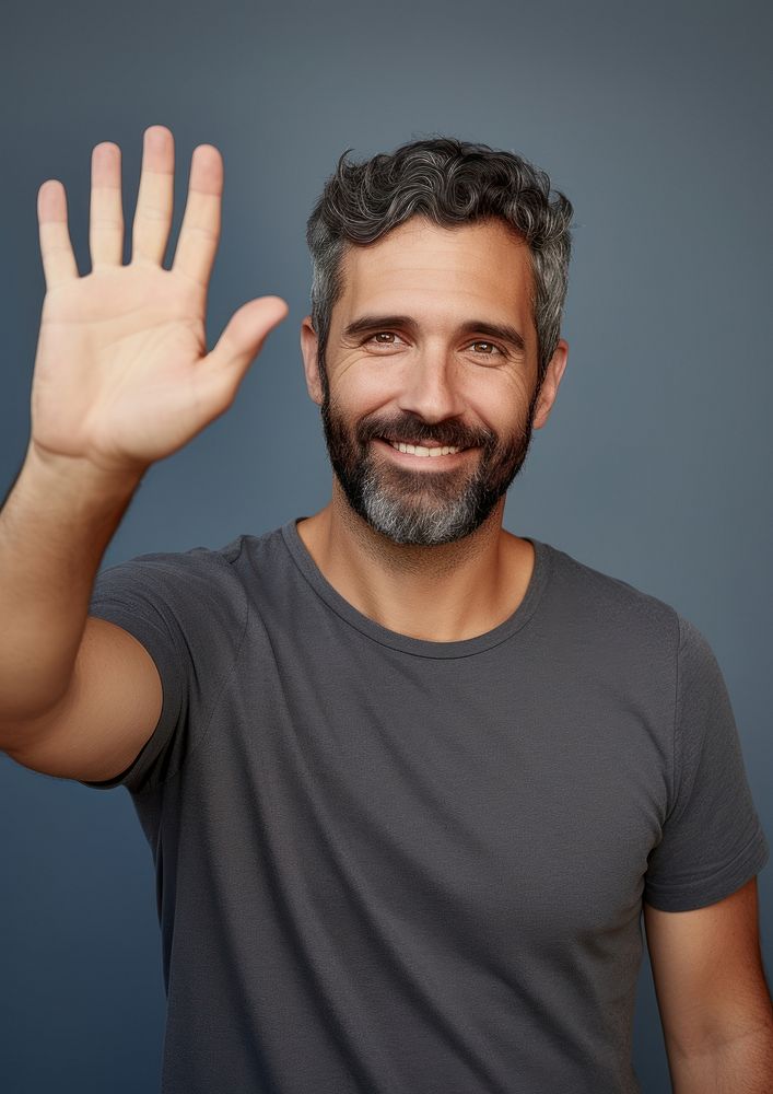 Person waving portrait hand finger. | Premium Photo - rawpixel