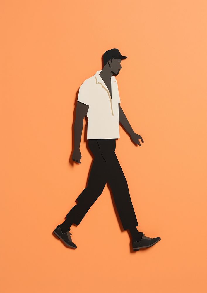 Black man walking adult photography standing.