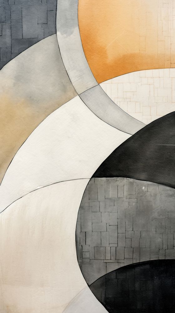 Grey abstract shape painting art architecture.