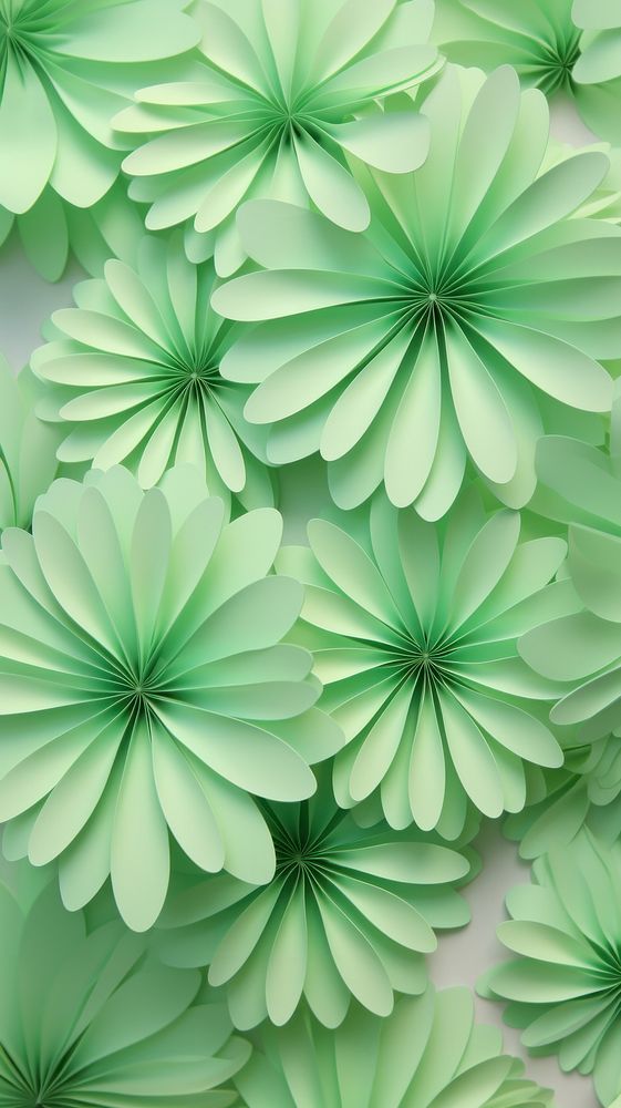 Green flowers pattern plant backgrounds repetition.
