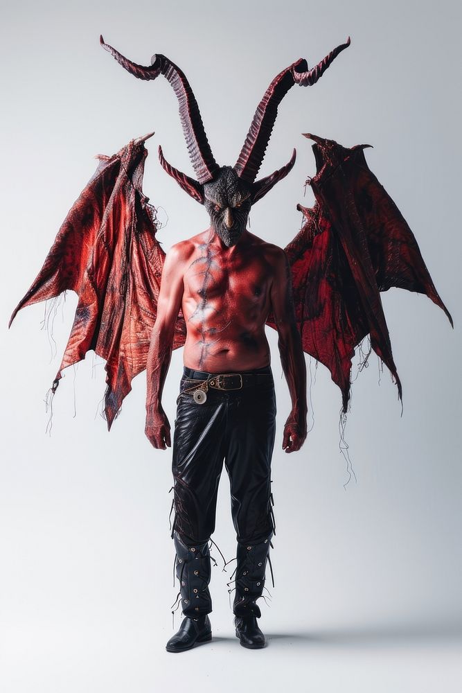 Satan portrait costume adult.