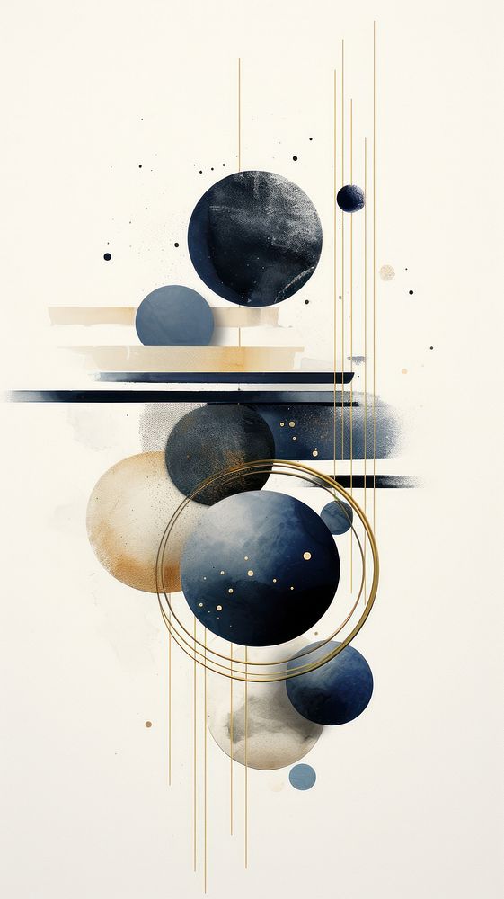 Saturn abstract shape space astronomy universe.