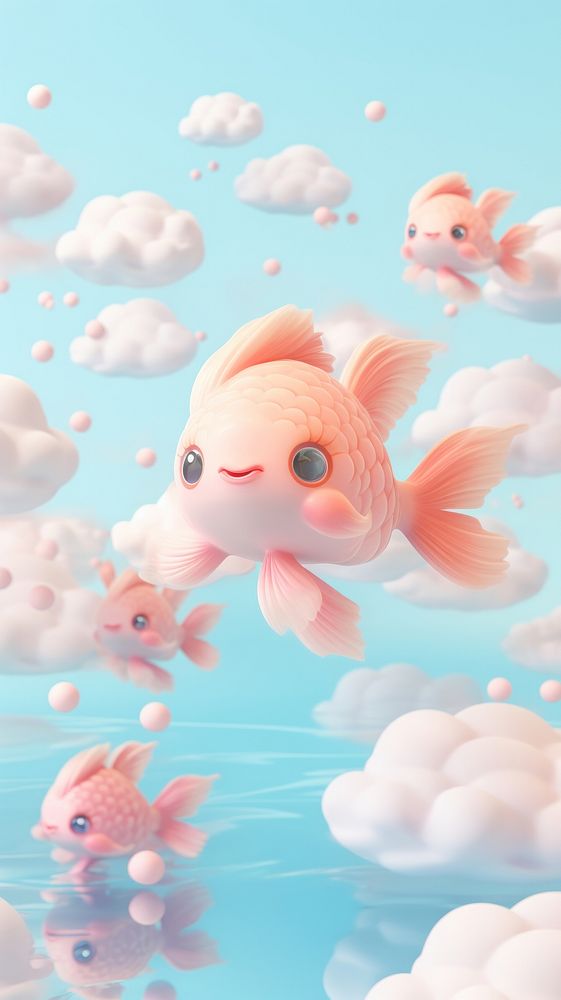 Goldfish cartoon animal transparent.