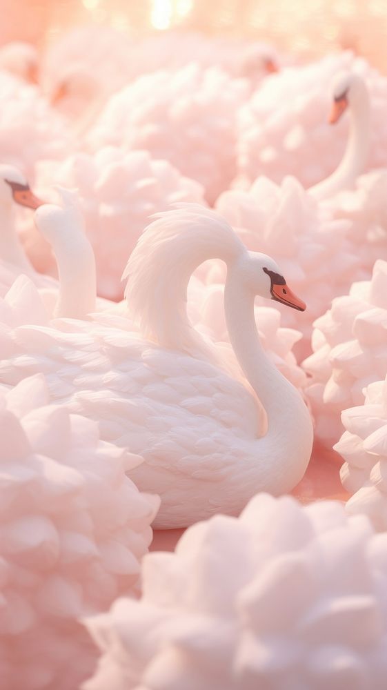 Swan animal bird flamingo.