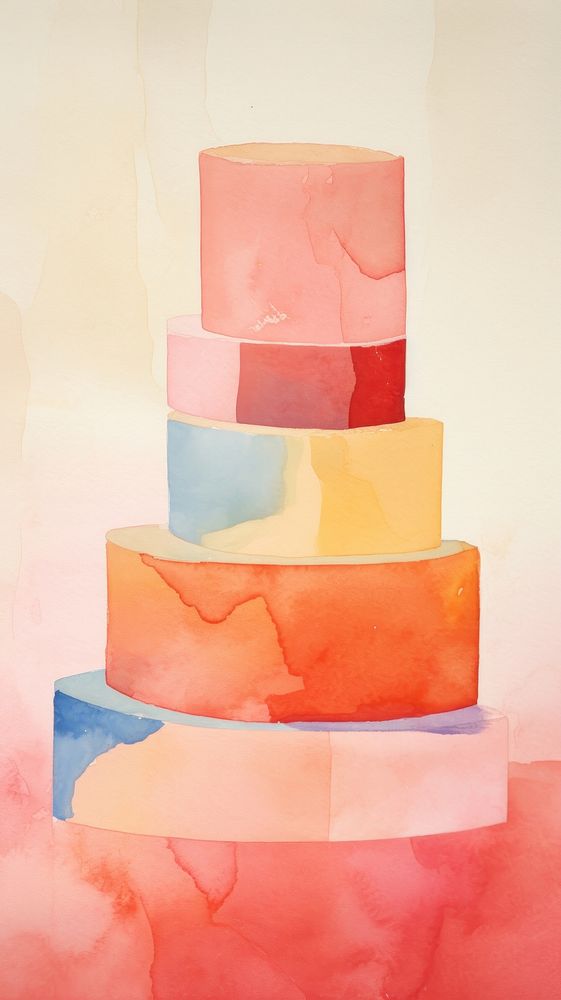 Cake dessert palette art.