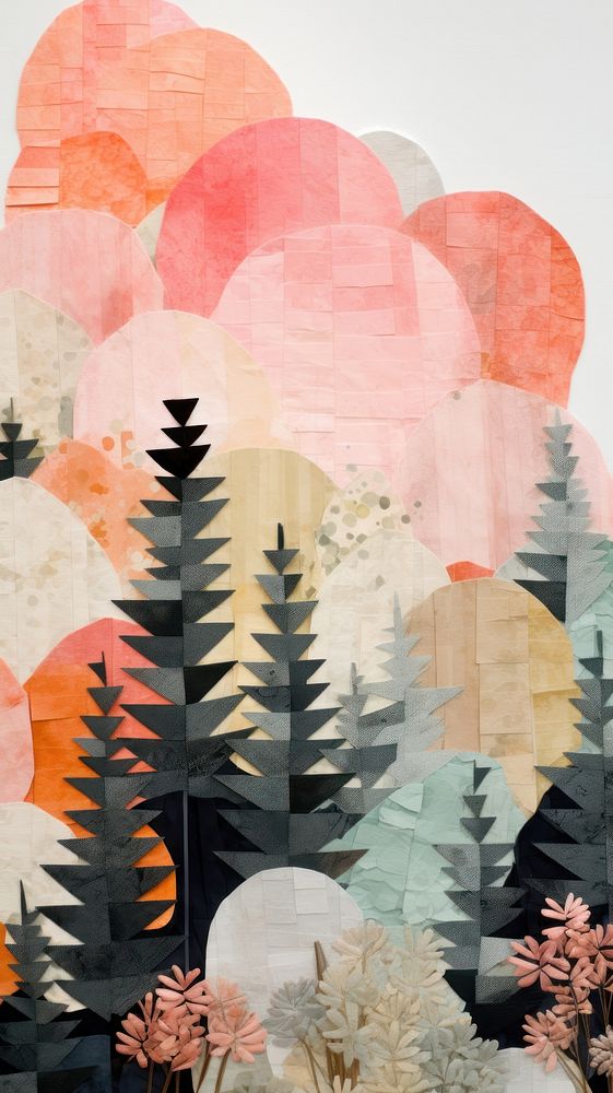 Forrest painting pattern art.