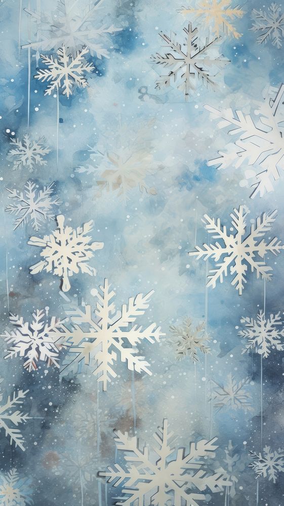 Snow flakes snowflake wallpaper abstract.