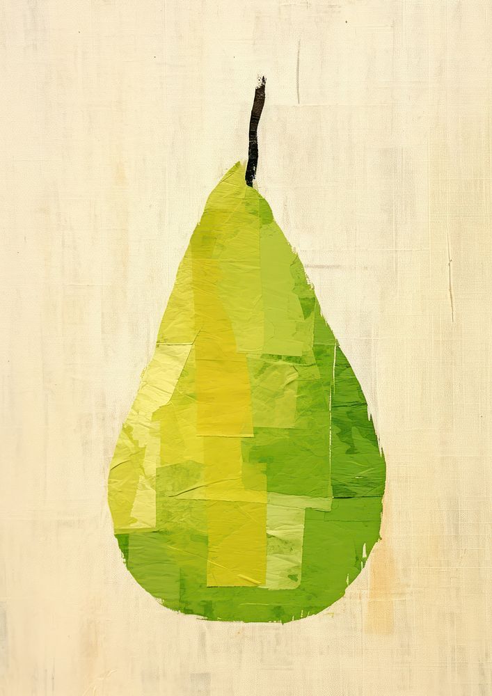 Pear plant food art.