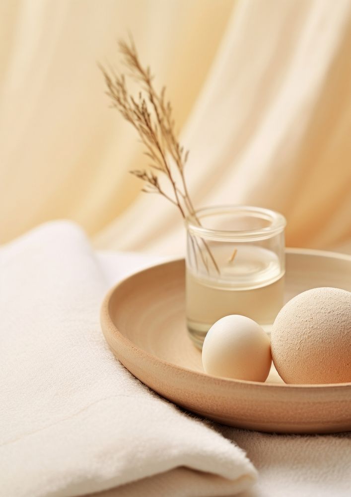 Spa aromatherapy food egg simplicity.