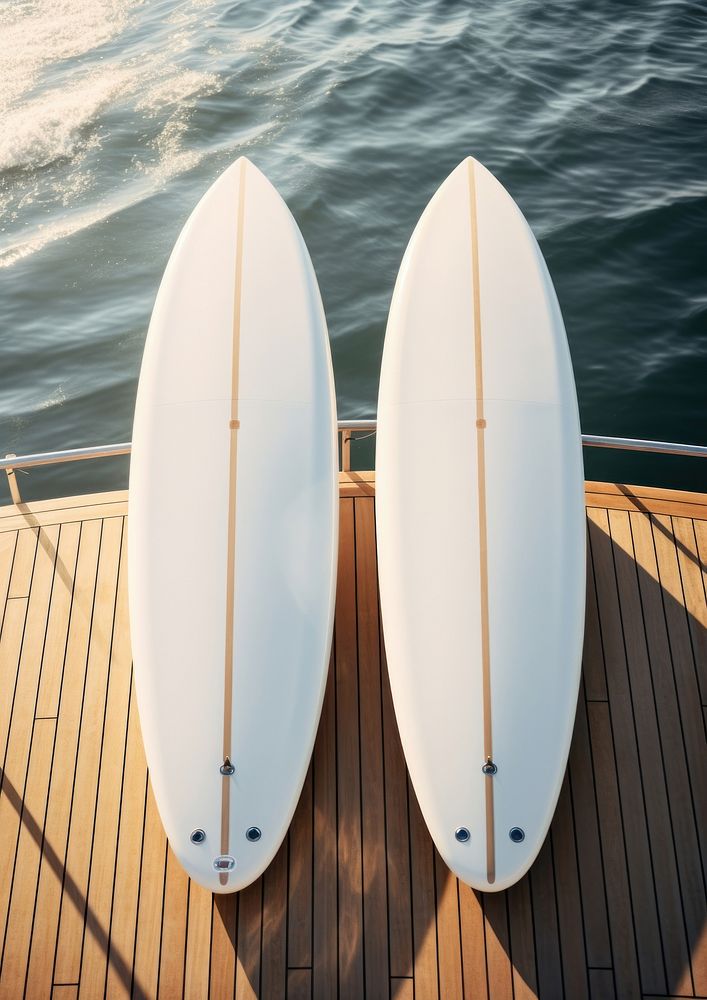 Two white blank surfboards recreation | Premium Photo - rawpixel