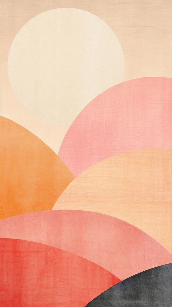 Sunrise abstract painting pattern.