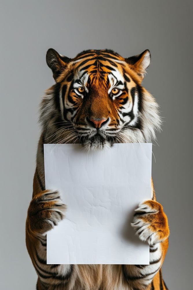 Animal tiger wildlife portrait.