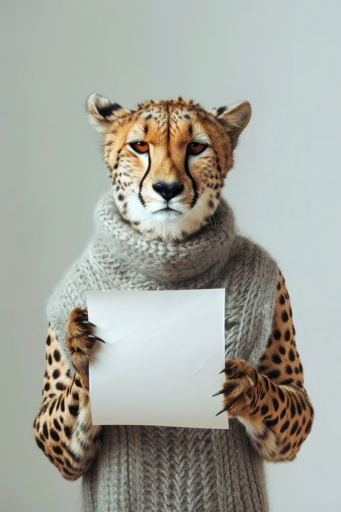 Animal wildlife portrait cheetah.