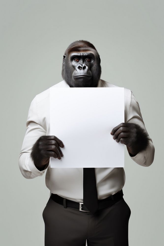 Animal ape portrait gorilla.
