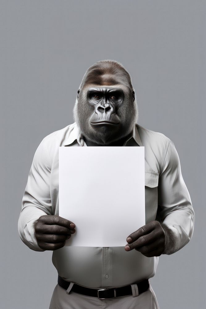 Portrait animal ape photography.