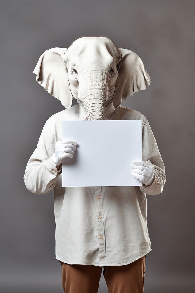 Portrait animal photography elephant.