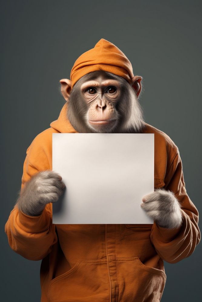 Portrait animal ape photography.