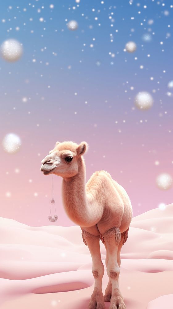 Cute Camel dreamy wallpaper animal camel outdoors.