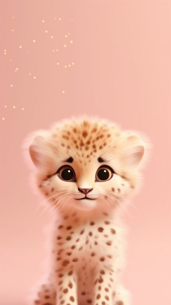 Cute Cheetah dreamy wallpaper cheetah animal cartoon.