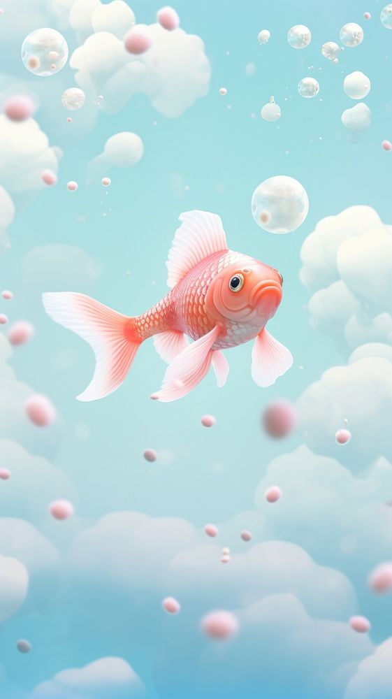 Cute Fish dreamy wallpaper animal fish goldfish.