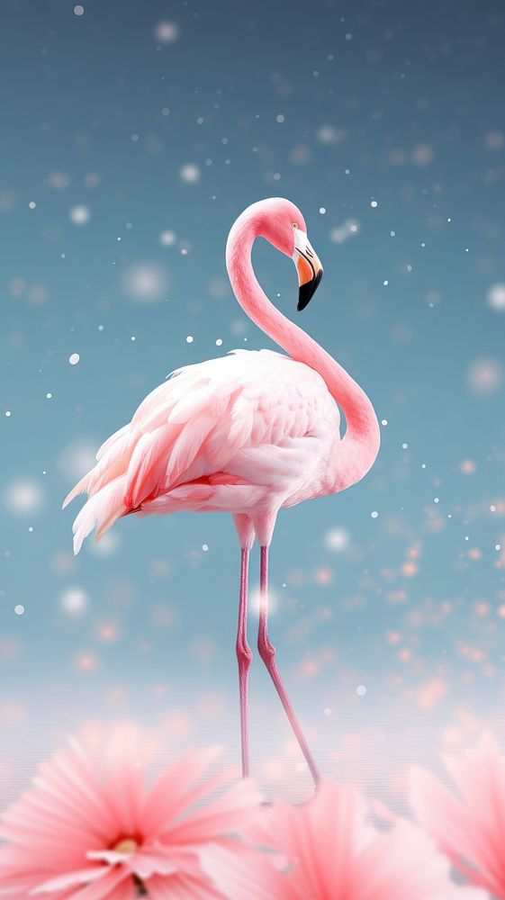 Cute Flamingo dreamy wallpaper flamingo animal bird.
