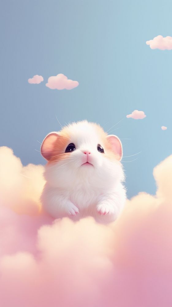 Cute Hamster dreamy wallpaper animal hamster cartoon.