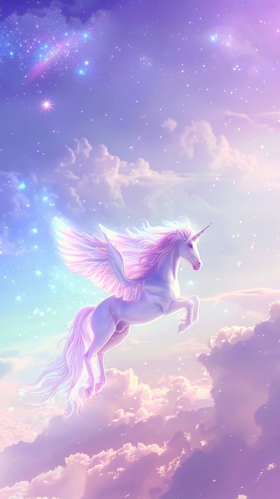 Cute pegasus dreamy wallpaper animal mammal horse.