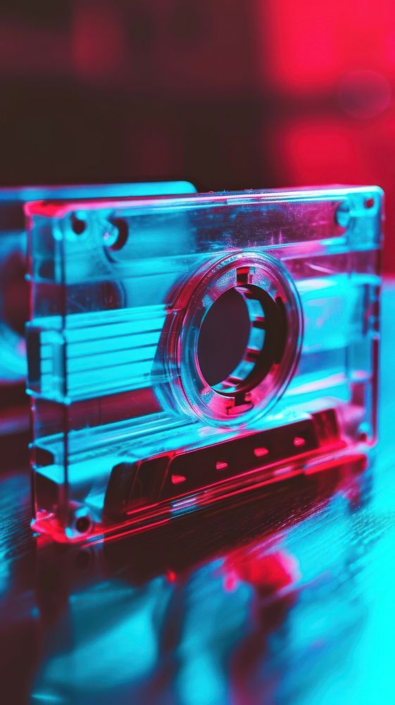 Cassette red transportation technology. | Premium Photo - rawpixel