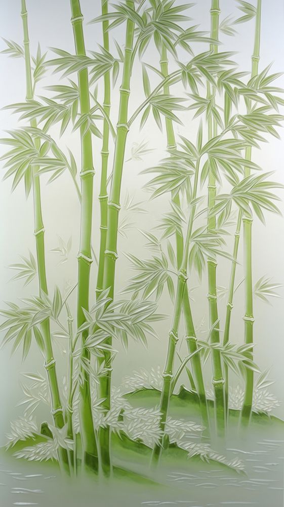 Chinese bamboo tree backgrounds plant art.