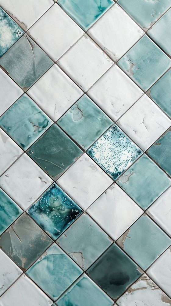 Tiles teal pattern backgrounds flooring architecture.