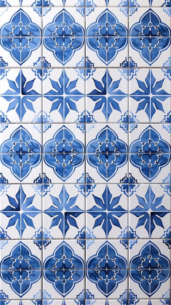 Tiles bany blue floorpattern backgrounds architecture repetition.