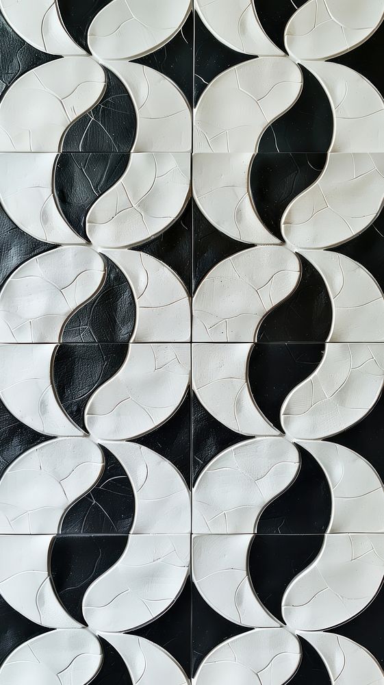 Tiles orgnic shape floorpattern backgrounds white art.
