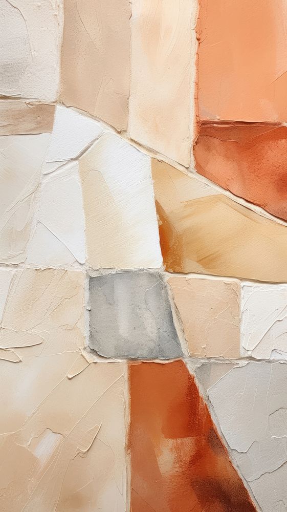 Beige abstract painting palette.