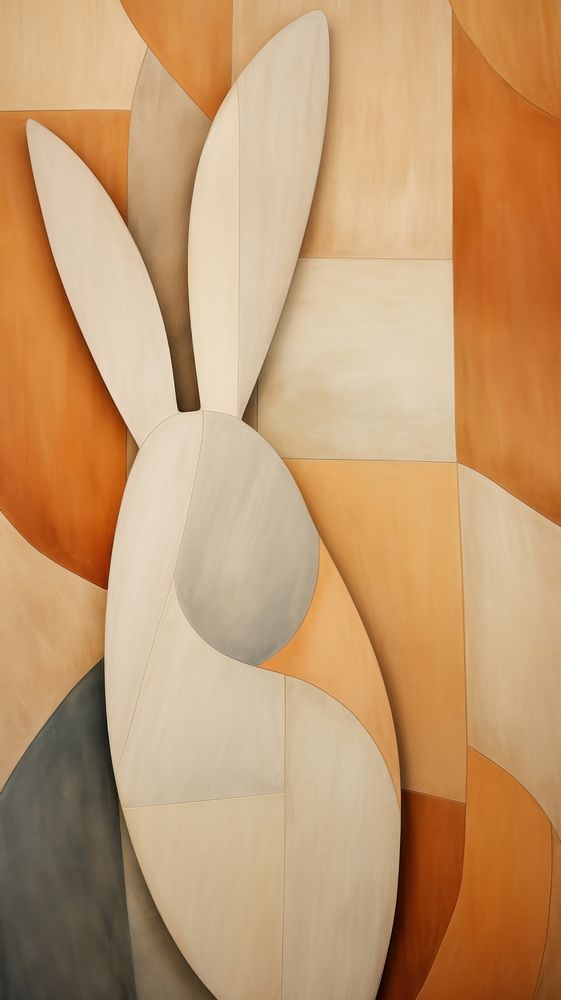 Bunny shape art backgrounds.