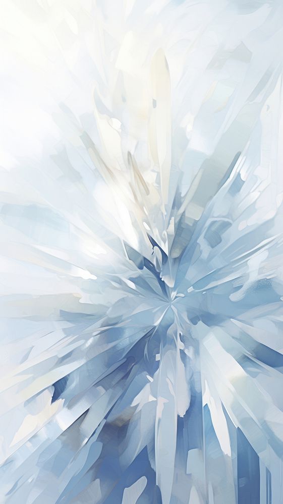 Clear snowflake abstract art ice.
