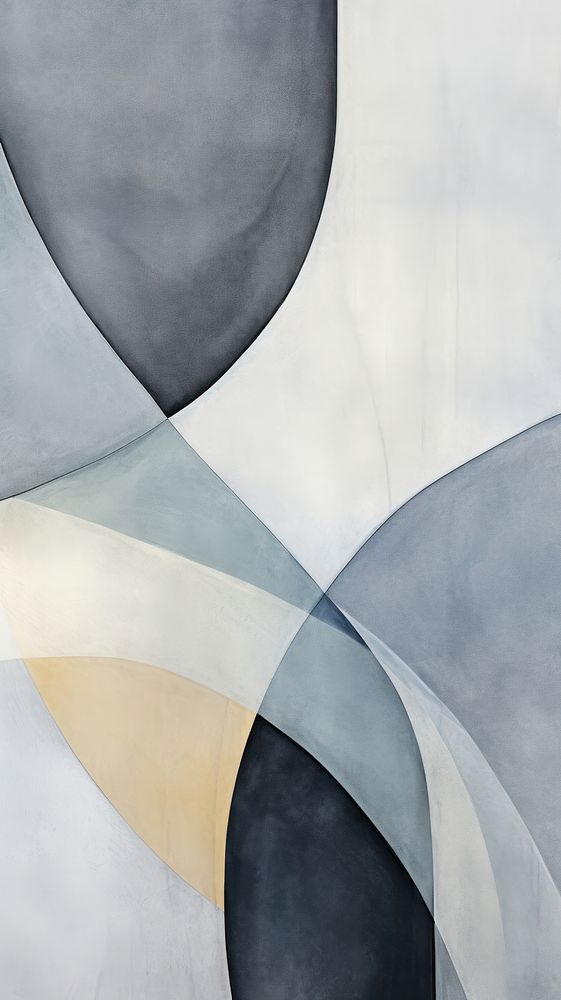 Grey marble abstract painting shape.