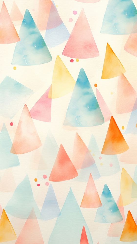 Party hat pattern abstract shape backgrounds.