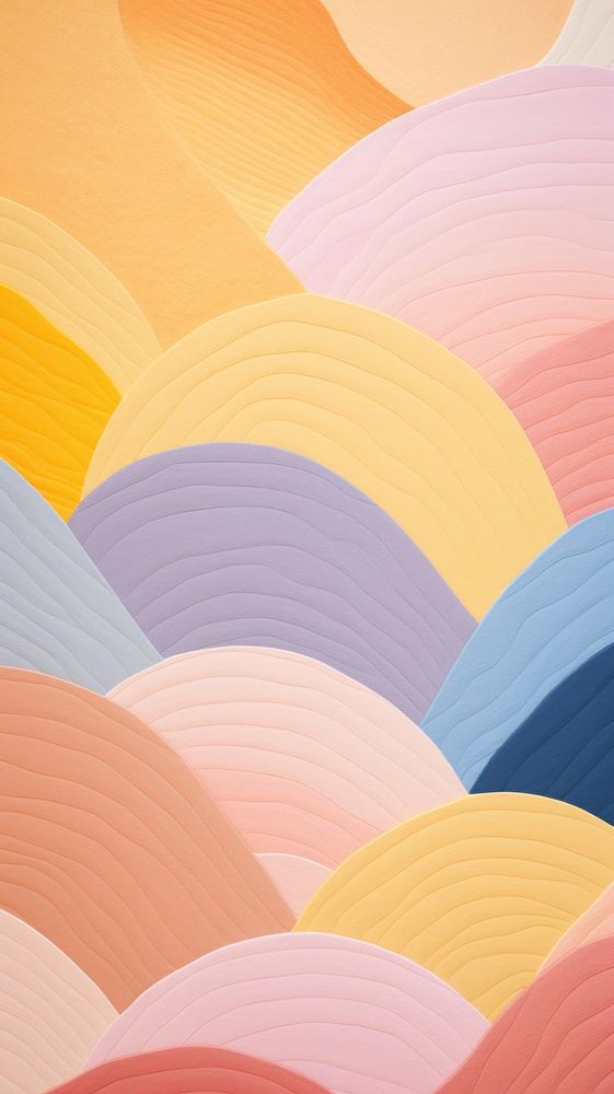 Rainbow desert abstract pattern art.