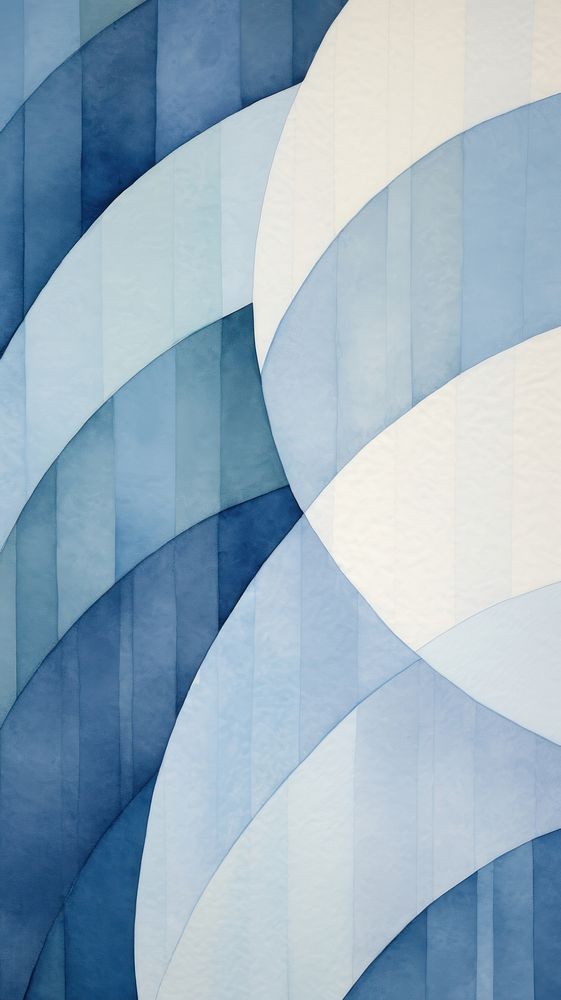 Seascape blue abstract pattern shape.